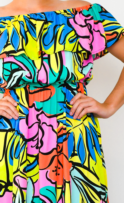 Island Bloom - Skylar Dress - Malia Fiji