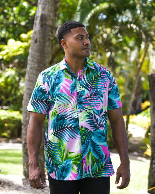 Palapalai Fern - Short Sleeve Men's Shirt