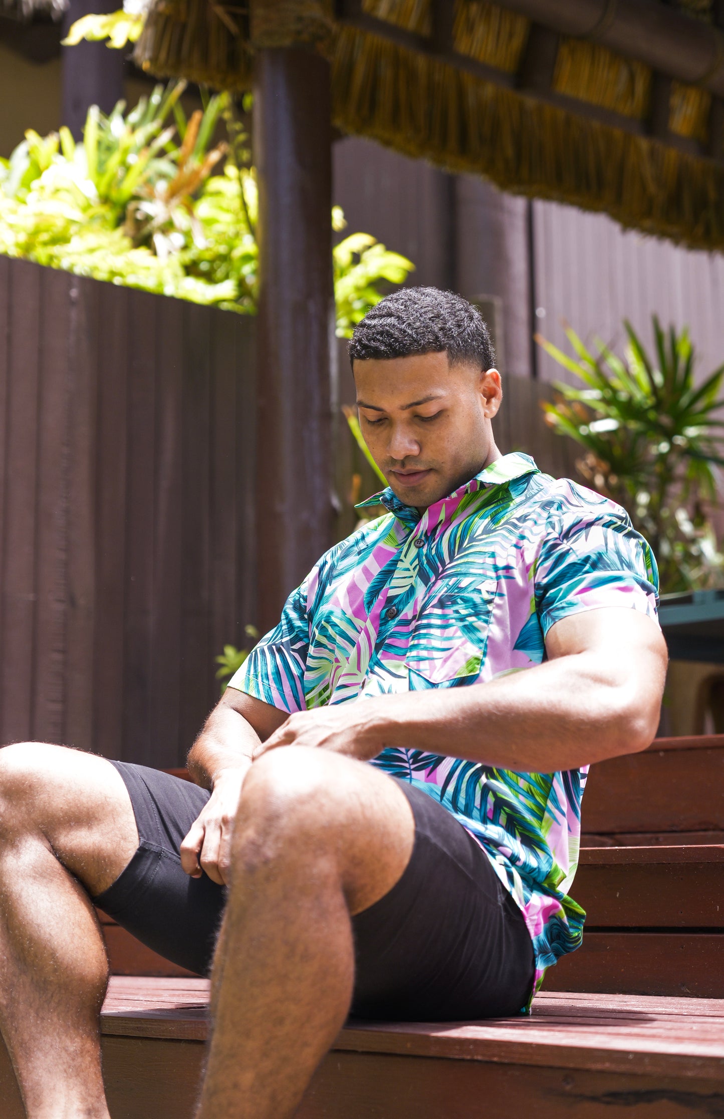 Palapalai Fern - Short Sleeve Men's Shirt