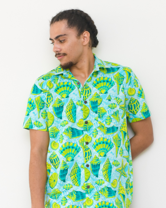 Shell We Dance - Short Sleeve Shirt - Malia Fiji