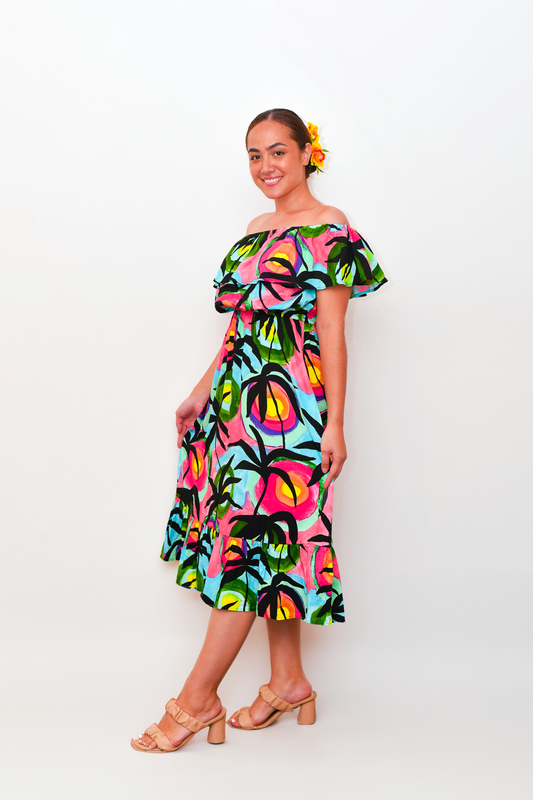 Fiji Sunsets - Skylar Dress