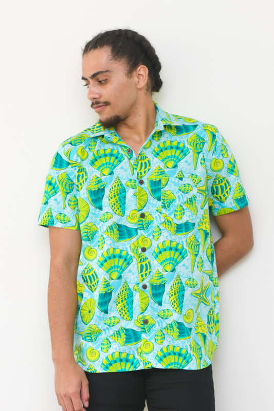 Shell We Dance - Short Sleeve Shirt - Malia Fiji