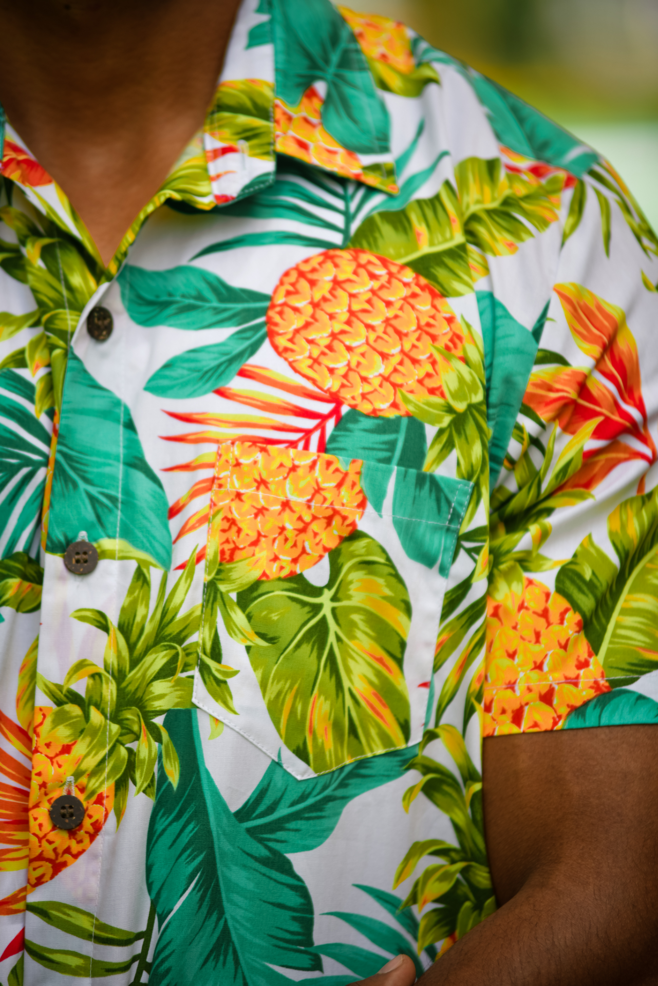 Sweet Pineapples - Short Sleeve Shirt - Malia Fiji