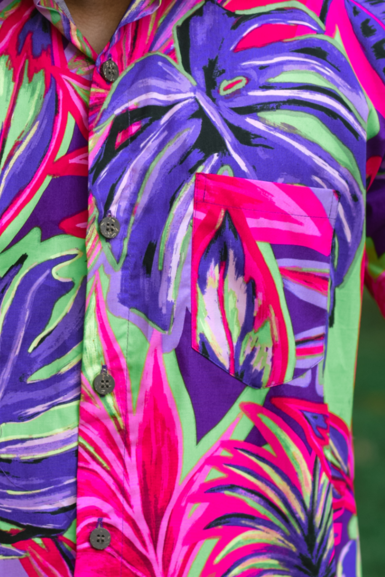 Tropical Painting - Short Sleeve Shirt - Malia Fiji